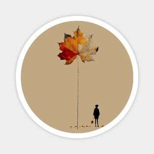 Autumn leaf Magnet